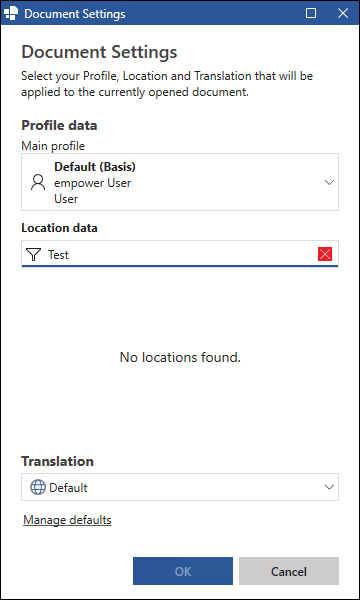 No Search Results