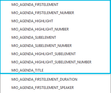 Required Tags in Tag List
