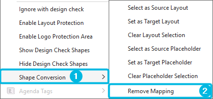 Option Remove Mapping