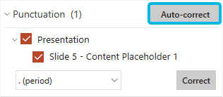 Button Auto-correct