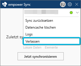 Option Verlassen