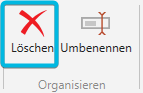 Button Löschen