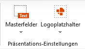 Gruppe Präsentations-Einstellungen