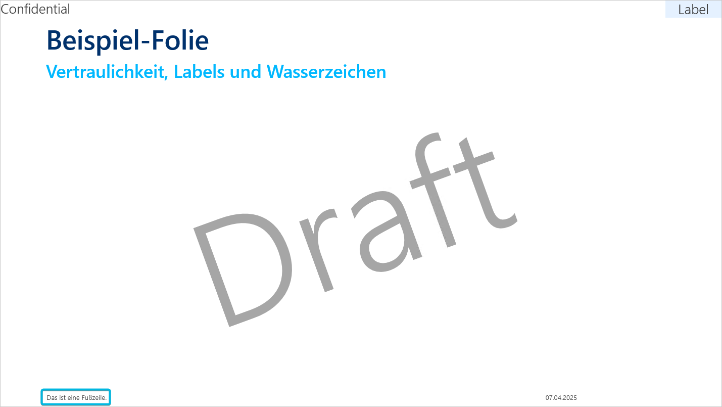 Fußzeile (Beispiel)