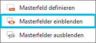 Option Masterfelder einblenden
