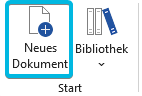 Button Neues Dokument