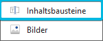 Option Inhaltsbausteine