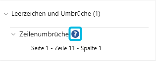 Fragezeichen-Symbol