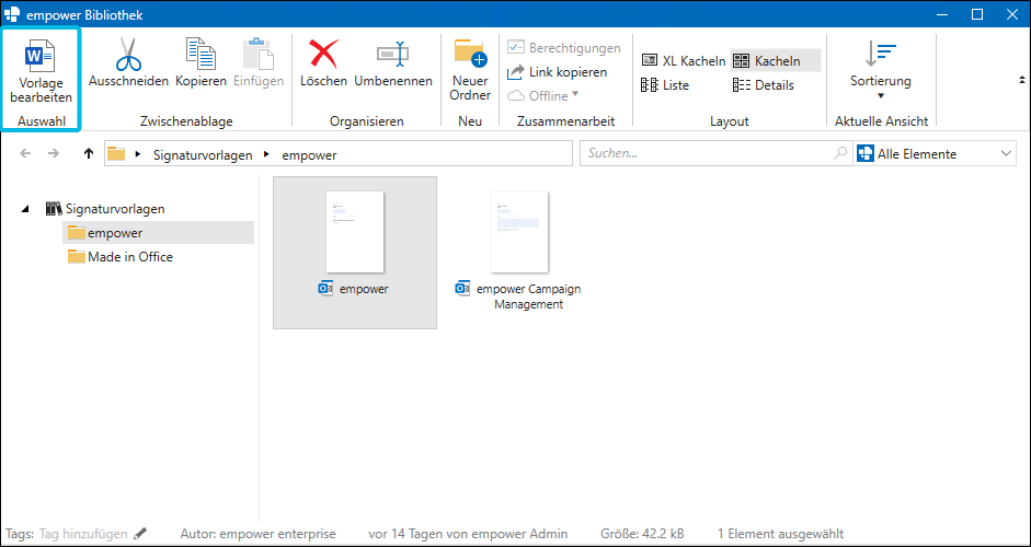 Button In Word bearbeiten