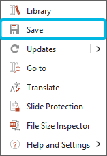 Option Save