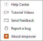 Help Options