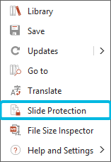 Option Slide Protection