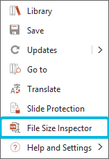 Option File Size Inspector