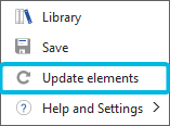 Option Update elements