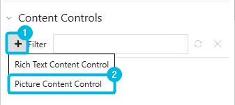 Add Picture Content Control