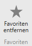 Button Favoriten entfernen