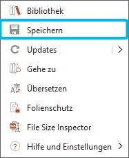 Option Speichern