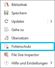 Option Folienschutz