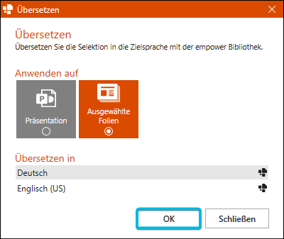 Button OK