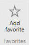 Button Add favorite
