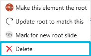 Option Delete for Linked Copy