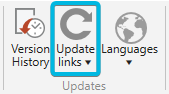 Button Update links