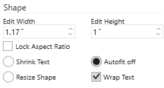 Section Shape