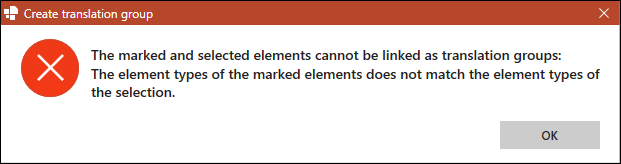 Invalid Selection of Elements