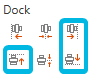 Buttons Dock Right, Top, Bottom