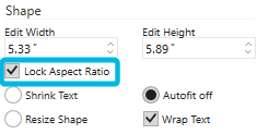 Checkbox Lock Aspect Ratio