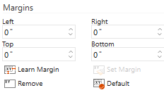 Section Margins