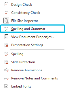 Option Spelling…