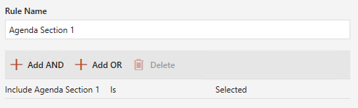 Condition for Agenda