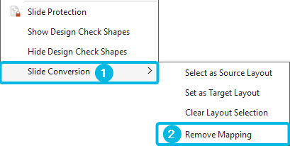 Option Remove Mapping