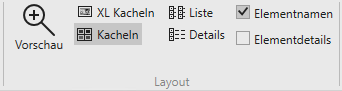 Gruppe Layout