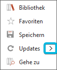 Pfeil-Symbol für Option Updates