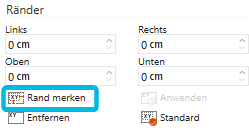 Button Rand merken