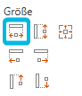 Button Gleiche Breite
