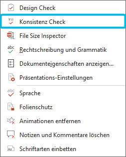 Option Konsistenz Check