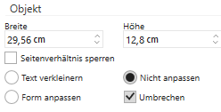 Bereich Objekt