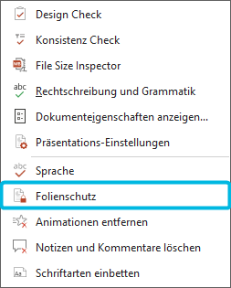 Option Folienschutz