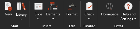 empower® Ribbon in Black Theme