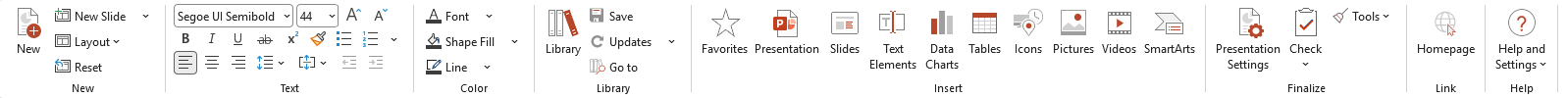 Classic Ribbon in PowerPoint