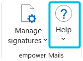 Button Help in Outlook