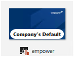 Label for Company Default