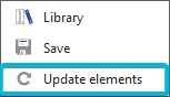 Option Update elements