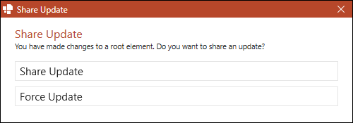 Dialog Box on Linked Copy Update