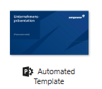 Automated Presentation with Icon