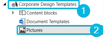 Sections Corporate Design Templates and Pictures
