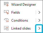 Open Options for Linked Slides